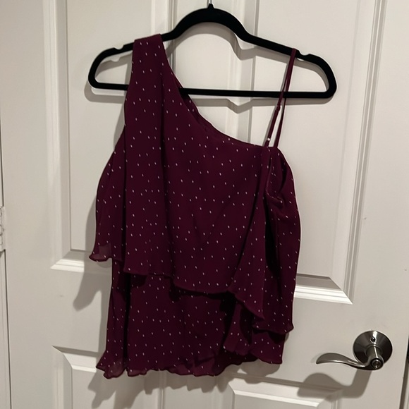 Parker Asymmetrical One shoulder top NWT - Picture 4 of 4